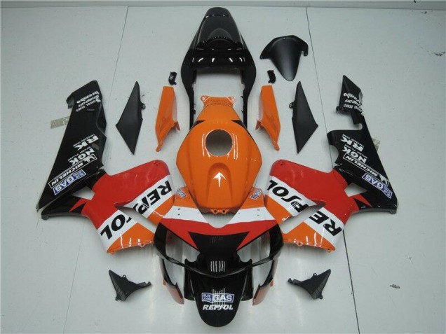 2003-2004 Orange Red Black Honda CBR600RR Motorcycle Fairings Canada 2003-2004 Orange Red Black Honda CBR600RR Motorcycle Fairings Canada