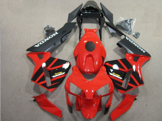2003-2004 Red Black Honda CBR600RR Plastics Motorcycle Fairings Canada 2003-2004 Red Black Honda CBR600RR Plastics Motorcycle Fairings Canada