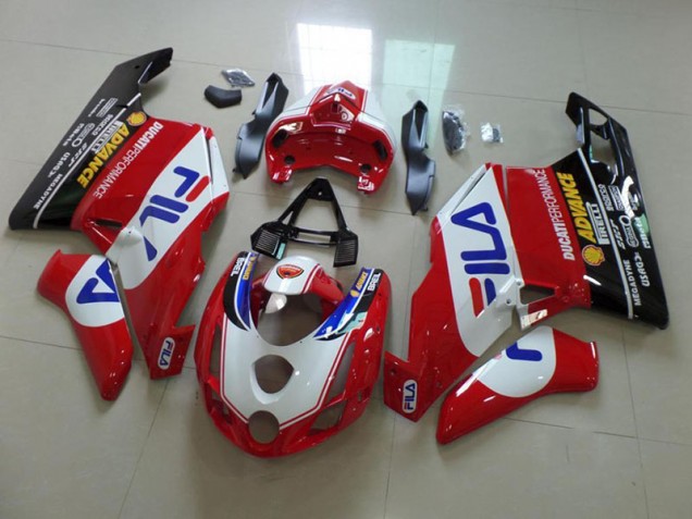 2003-2004 Red Fila Ducati 749 999 Motorcycle Fairings Canada 2003-2004 Red Fila Ducati 749 999 Motorcycle Fairings Canada