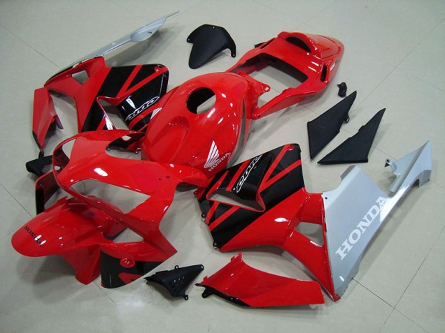 2003-2004 Red Silver Honda CBR600RR Motorcycle Fairings Canada