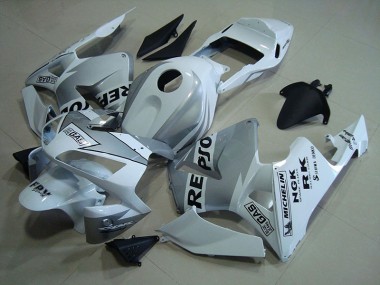 2003-2004 Repsol White Silver Honda CBR600RR Motorcycle Fairings Canada