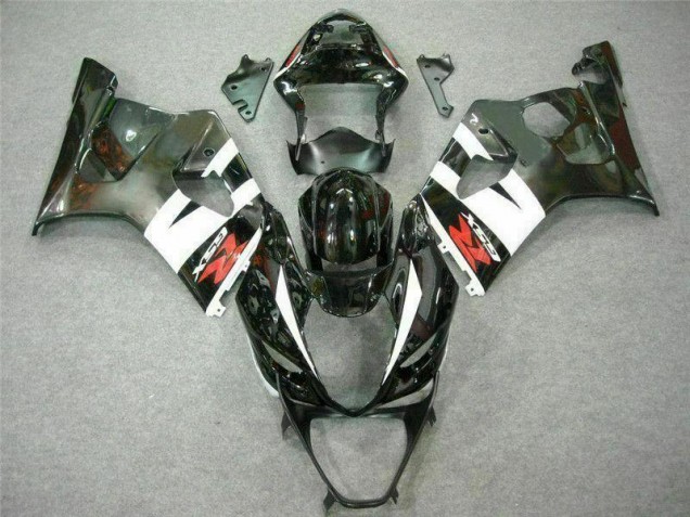 2003-2004 White Black Suzuki GSXR 1000 Fairing Kit & Bodywork Canada 2003-2004 White Black Suzuki GSXR 1000 Fairing Kit & Bodywork Canada