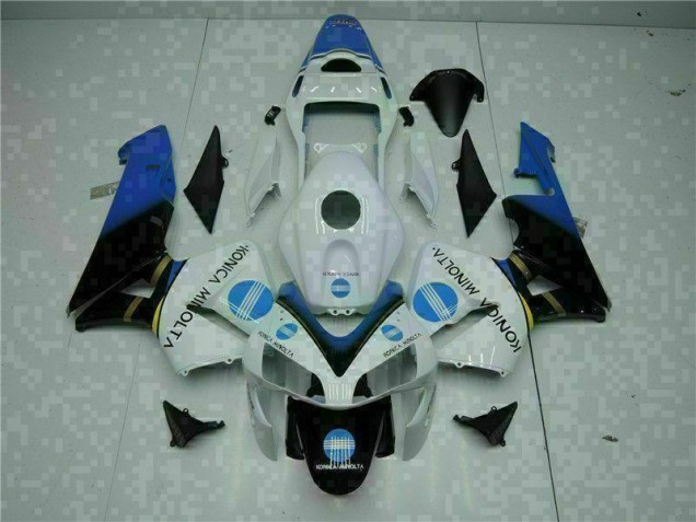 2003-2004 White Blue Honda CBR600RR Plastics Motorcycle Fairings Canada