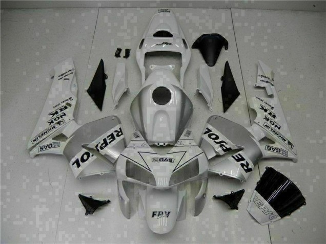 2003-2004 White Honda CBR600RR Fairing Kit Canada