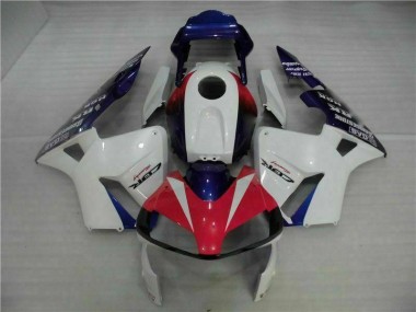 2003-2004 White Honda CBR600RR Plastics Complete Fairing Kit Canada