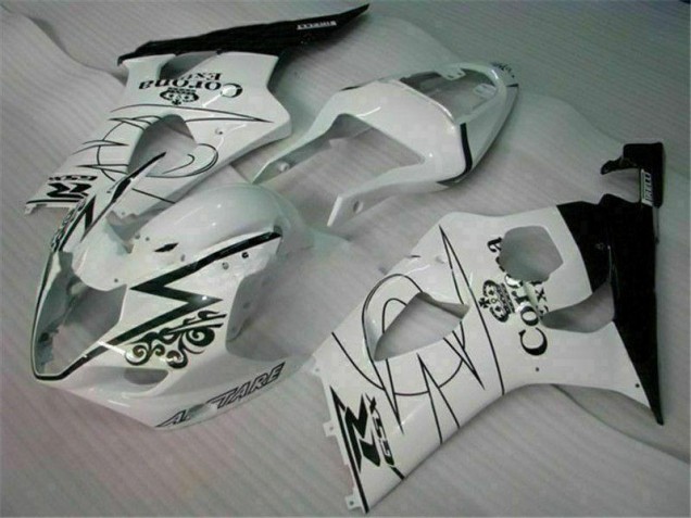 2003-2004 White Suzuki GSXR 1000 Motorcycle Fairings Canada 2003-2004 White Suzuki GSXR 1000 Motorcycle Fairings Canada