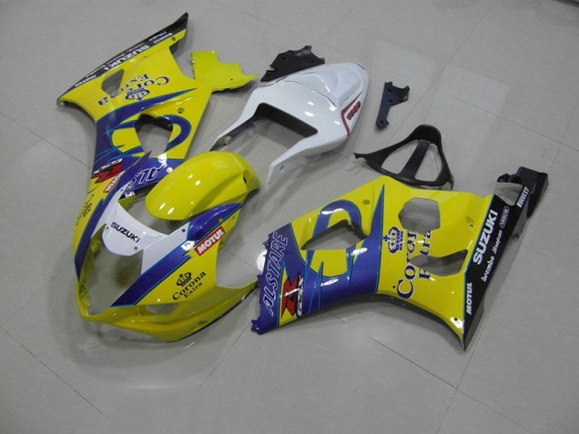 2003-2004 Yellow Corona Suzuki GSXR 1000 Motorcycle Fairings Canada 2003-2004 Yellow Corona Suzuki GSXR 1000 Motorcycle Fairings Canada