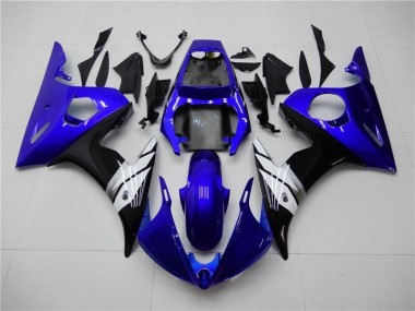 2003-2005 Blue White Black Yamaha YZF R6 Motorcycle Fairings Canada