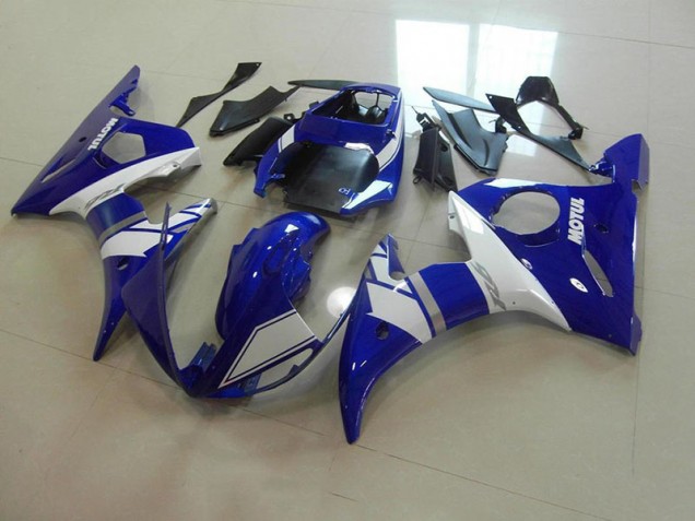 2003-2005 Blue White Yamaha YZF R6 Motorcycle Fairings Canada 2003-2005 Blue White Yamaha YZF R6 Motorcycle Fairings Canada