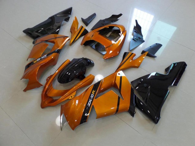 2003-2005 Gold Black Kawasaki Ninja ZX10R Motorcycle Fairings Canada 2003-2005 Gold Black Kawasaki Ninja ZX10R Motorcycle Fairings Canada