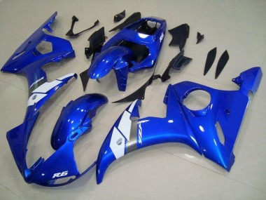 2003-2005 OEM Style Blue Yamaha YZF R6 Motorcycle Fairings Canada