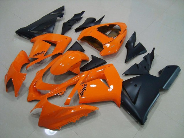 2003-2005 Ornage Matte Black Kawasaki Ninja ZX10R Motorcycle Fairings Canada 2003-2005 Ornage Matte Black Kawasaki Ninja ZX10R Motorcycle Fairings Canada