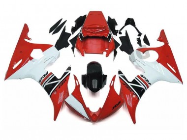 2003-2005 Red White Black Yamaha YZF R6 Motorcycle Fairings & Bodywork Canada