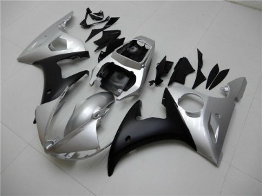 2003-2005 Silver Black Yamaha YZF R6 Motorcycle Fairings Canada