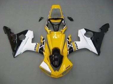 2003-2005 Yellow White Black Yamaha YZF R6 Motorcycle Fairings Canada