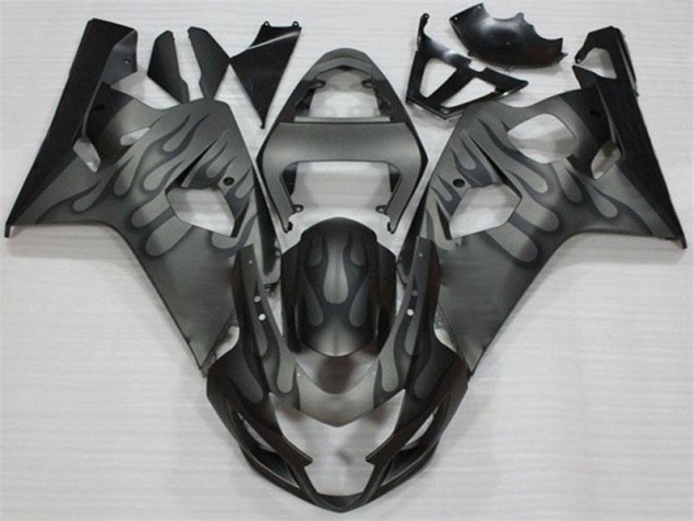 2004-2005 Black Grey Suzuki GSXR 600/750 Motorcycle Fairings Canada 2004-2005 Black Grey Suzuki GSXR 600/750 Motorcycle Fairings Canada