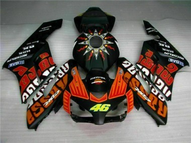 2004-2005 Black Orange Honda CBR1000RR Motorcycle Fairings Canada