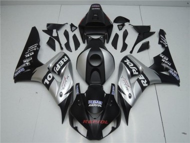 2004-2005 Black Silver Honda CBR1000RR Motorcycle Fairings Canada