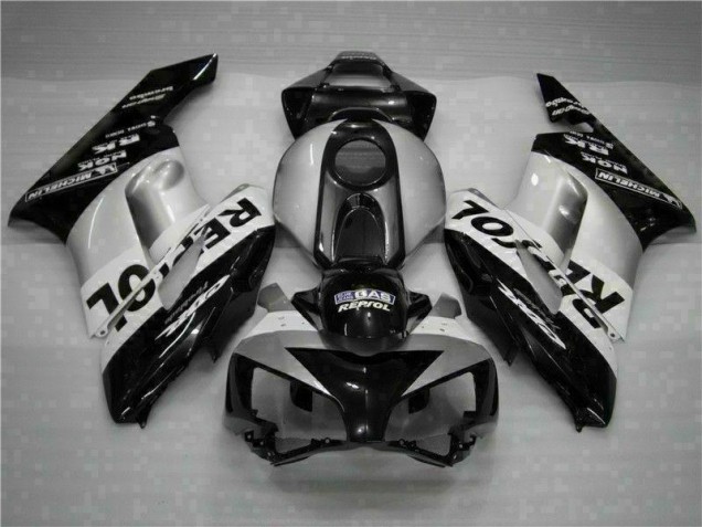 2004-2005 Black Silver Repsol Honda CBR1000RR Motorcycle Fairings Canada