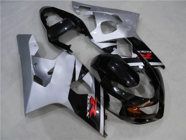 2004-2005 Black Silver Suzuki GSXR 600/750 Motorcycle Fairings Canada 2004-2005 Black Silver Suzuki GSXR 600/750 Motorcycle Fairings Canada