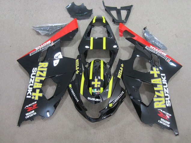 2004-2005 Black Yellow Rizla Suzuki GSXR750 Motorcycle Fairings Canada 2004-2005 Black Yellow Rizla Suzuki GSXR750 Motorcycle Fairings Canada
