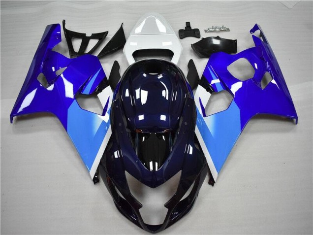 2004-2005 Blue White Suzuki GSXR 600/750 Plastics Fairing Kits Canada 2004-2005 Blue White Suzuki GSXR 600/750 Plastics Fairing Kits Canada