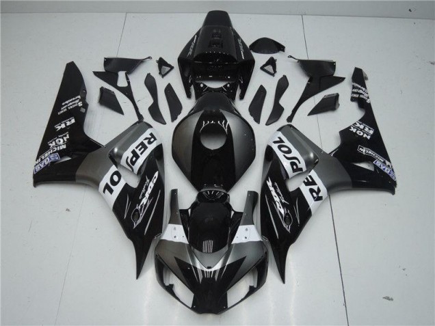 2004-2005 Grey Black Honda CBR1000RR Motorcycle Fairings Canada 2004-2005 Grey Black Honda CBR1000RR Motorcycle Fairings Canada