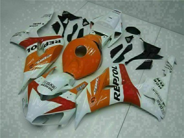 2004-2005 Orange White Honda CBR1000RR Motorcycle Fairings Canada