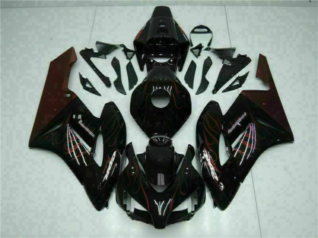 2004-2005 Red Flame Honda CBR1000RR Motorcycle Fairings Canada 2004-2005 Red Flame Honda CBR1000RR Motorcycle Fairings Canada