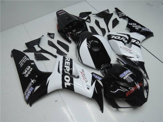2004-2005 White Black Honda CBR1000RR Fairing Kit Canada