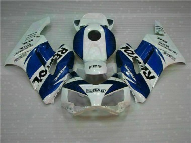 2004-2005 White Blue Honda CBR1000RR Fairing Kit Canada
