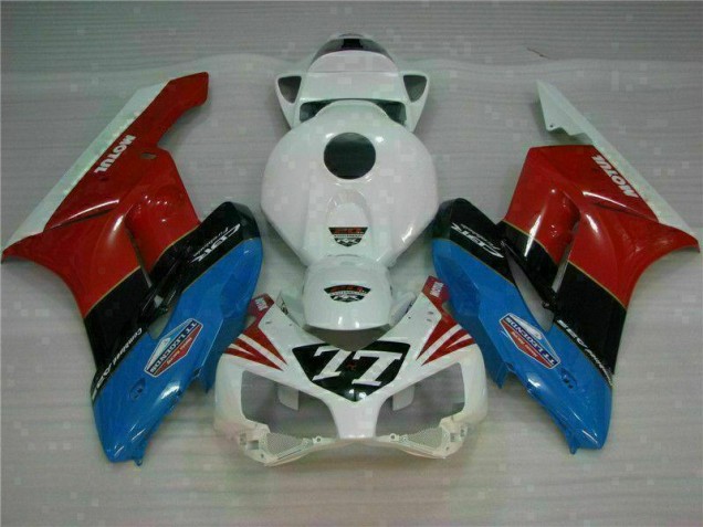 2004-2005 White Red 77 Honda CBR1000RR Complete Fairing Kit Canada 2004-2005 White Red 77 Honda CBR1000RR Complete Fairing Kit Canada