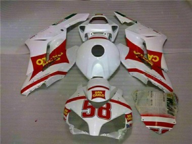 2004-2005 White Red Honda CBR1000RR Motorcycle Fairings Bodywork Canada