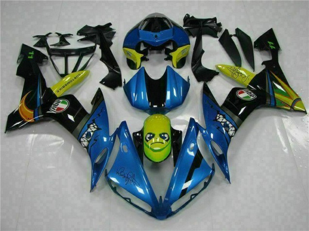 2004-2006 Blue Yamaha YZF R1 Full Fairing Kit Canada 2004-2006 Blue Yamaha YZF R1 Full Fairing Kit Canada