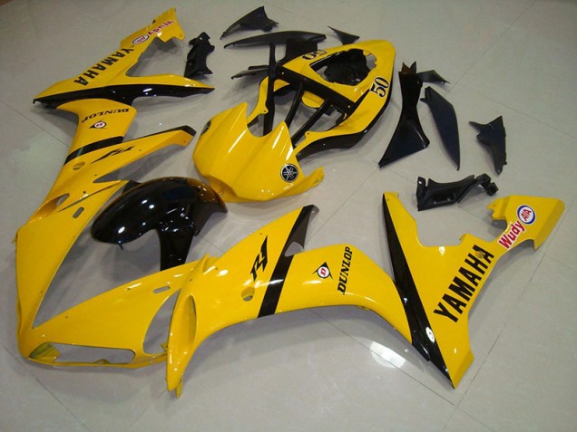 2004-2006 Yellow Black Yamaha YZF R1 Motorcycle Fairings Canada 2004-2006 Yellow Black Yamaha YZF R1 Motorcycle Fairings Canada