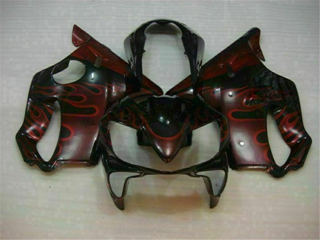 2004-2007 Red Flame Honda CBR600 F4i Motorcycle Fairings Canada 2004-2007 Red Flame Honda CBR600 F4i Motorcycle Fairings Canada