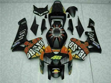 2005-2006 Black Honda CBR600RR Full Fairing Kit Canada