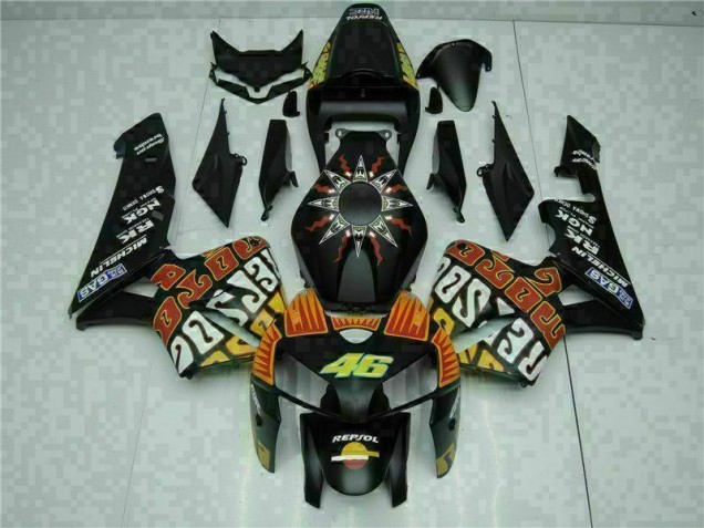 2005-2006 Black Honda CBR600RR Full Fairing Kit Canada 2005-2006 Black Honda CBR600RR Full Fairing Kit Canada