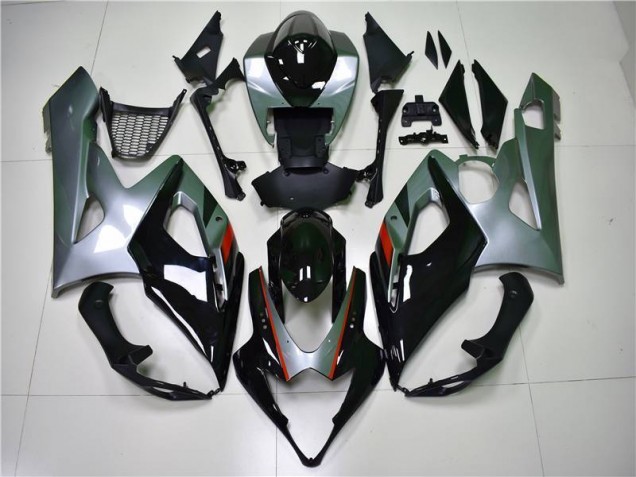 2005-2006 Black Silver Suzuki GSXR 1000 Motorcycle Fairings Canada 2005-2006 Black Silver Suzuki GSXR 1000 Motorcycle Fairings Canada