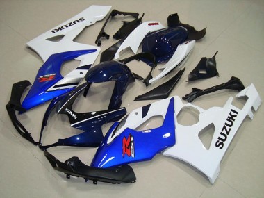 2005-2006 Blue White Black Suzuki GSXR 1000 Motorcycle Fairings Canada