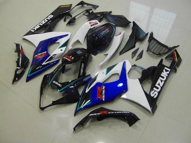 2005-2006 Blue White Suzuki GSXR 1000 Motorcycle Fairings Canada 2005-2006 Blue White Suzuki GSXR 1000 Motorcycle Fairings Canada