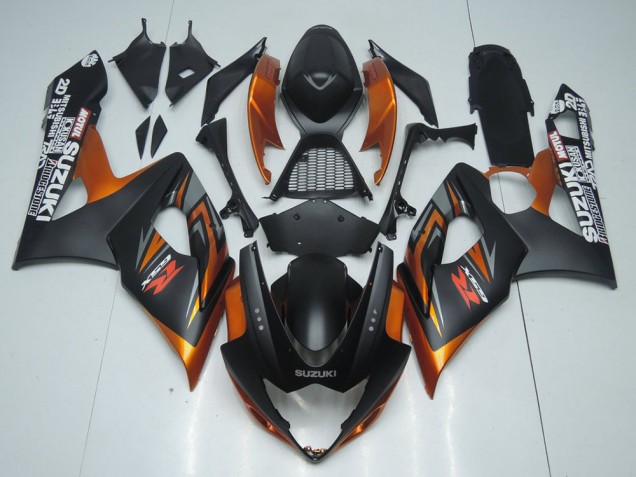 2005-2006 Brown and Matte Black Suzuki GSXR 1000 Motorcycle Fairings Canada 2005-2006 Brown and Matte Black Suzuki GSXR 1000 Motorcycle Fairings Canada