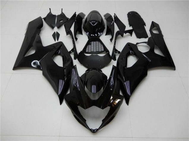 2005-2006 Glossy Black Suzuki GSXR 1000 Motorcycle Fairings Canada 2005-2006 Glossy Black Suzuki GSXR 1000 Motorcycle Fairings Canada