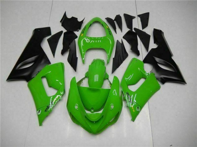 2005-2006 Green Kawasaki Ninja ZX6R Full Fairing Kit Canada 2005-2006 Green Kawasaki Ninja ZX6R Full Fairing Kit Canada