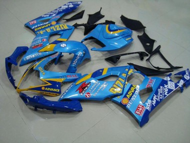 2005-2006 Light Blue Rizzla Suzuki GSXR 1000 Motorcycle Fairings Canada