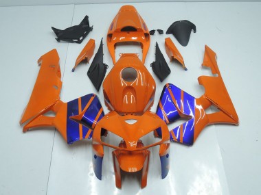2005-2006 Orange Blue Honda CBR600RR Motorcycle Fairings Canada