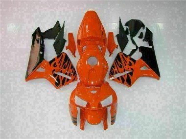 2005-2006 Orange Honda CBR600RR Plastics Fairing Kit Canada