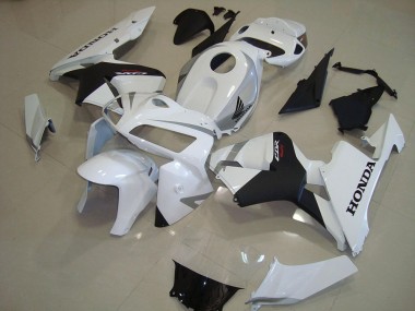 2005-2006 Pearl White Matte Black Honda CBR600RR Motorcycle Fairings Canada