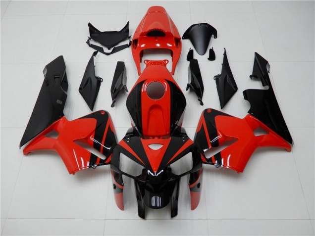 2005-2006 Red Black Honda CBR600RR Fairing Kit Canada