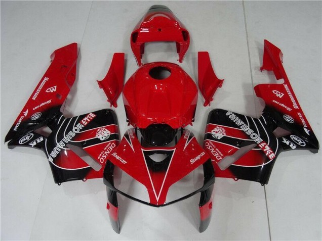 2005-2006 Red Black Honda CBR600RR Full Fairing Kit Canada 2005-2006 Red Black Honda CBR600RR Full Fairing Kit Canada
